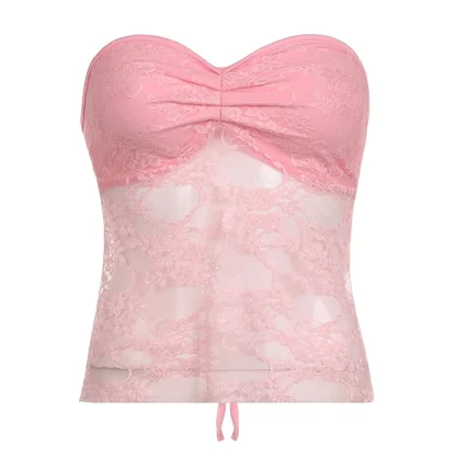 Sexy Backless Tie-up Corset Top - Image 6