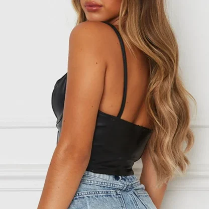 Hook Front Sleeveless Corset Tops - Image 3