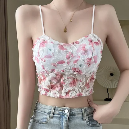 Floral Padded Corset Top