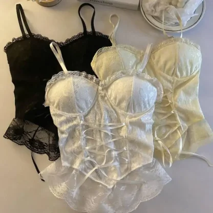 Camisole Lace Corset Top - Image 7