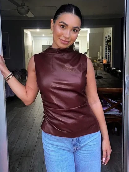 Ruched Tank Corset Top