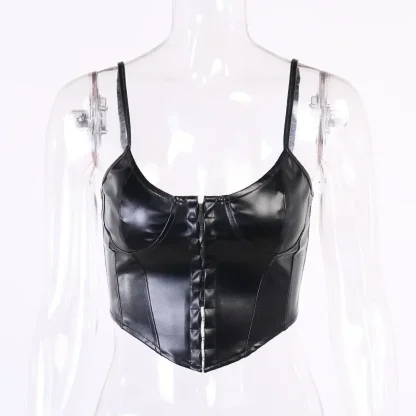 Hook Front Sleeveless Corset Tops - Image 6
