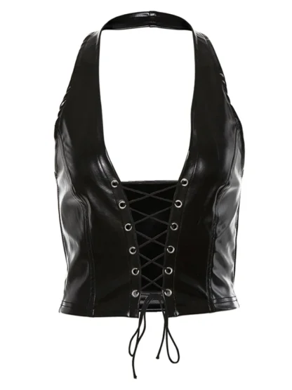 Sexy Front Lace-up Corset Top - Image 6