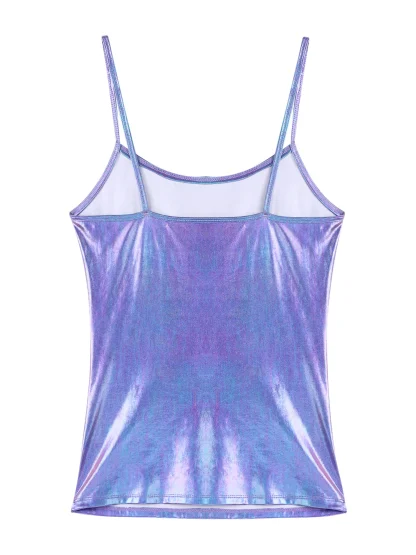 Metallic Camisole Corset Tops - Image 5