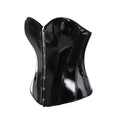 Shiny Strapless Bustier Tops - Image 6