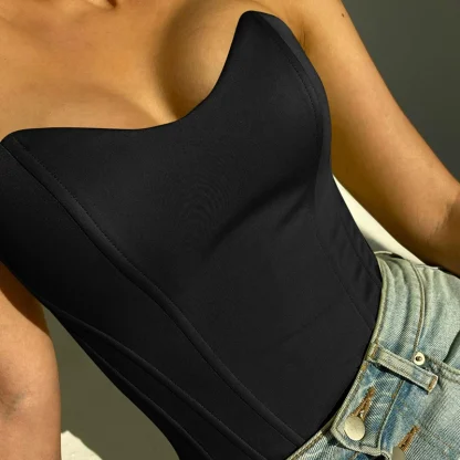 Sweetheart Strapless Corset Top - Image 2