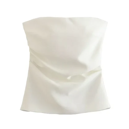Strapless Solid Corset Tops - Image 3