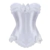 Lace Trim Strapless Bustier Tops - Image 4