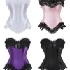 Lace Trim Strapless Bustier Tops - Image 6