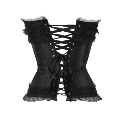 Lace Trim Strapless Bustier Tops - Image 5