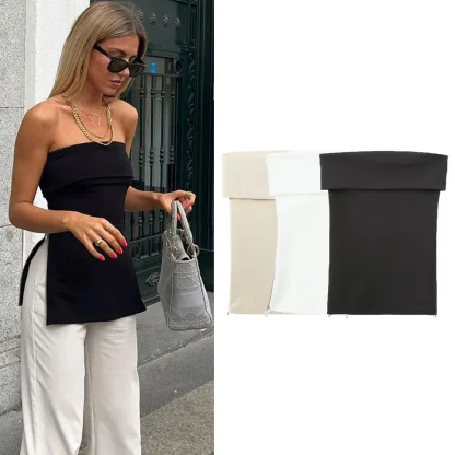 Simple Strapless Corset Top - Image 6