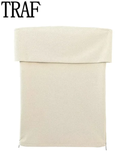 Simple Strapless Corset Top - Image 3