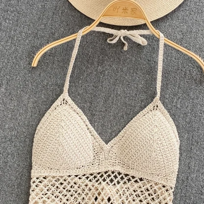 See-through Tassel Bustier Top - Image 6
